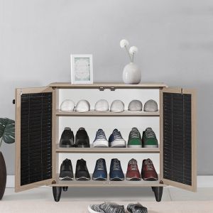 Ronan shoe cabinet in natural color 70.5x35x,66cm