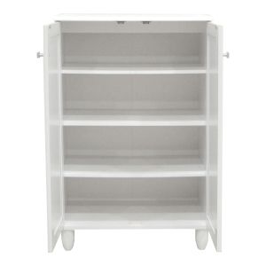 Шкаф за обувки Santo 10 чифта в бял цвят 60x34.5x91.5см
