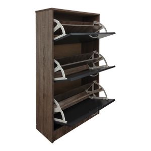 Шкаф за обувки Savaz в антрацит 60x24x114 см