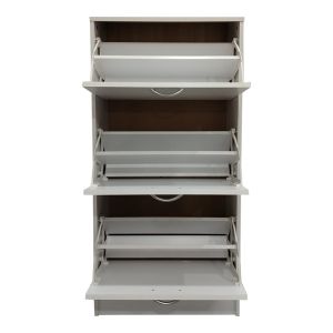 Шкаф за обувки Savaz в бяло 60x24x114 см