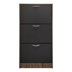 Шкаф за обувки Savaz в дъб-антрацит 60x24x114см