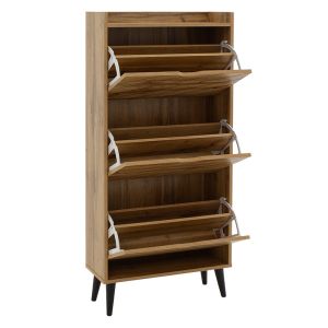 Shoe cabinet Thelma sonoma color 60x23.8x131.6cm