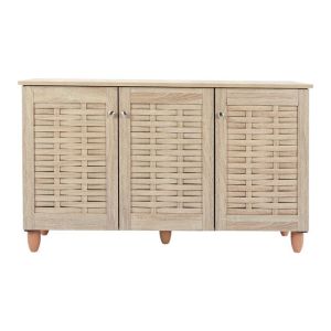 Shoe cabinet Wooden 3 Doors Hm2211,02 Sonama 114x34x68 Hm2211,02