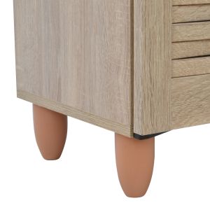 Shoe cabinet Wooden 4 Doors Hm2210,02 Sonama 77x34x123 Hm2210,02