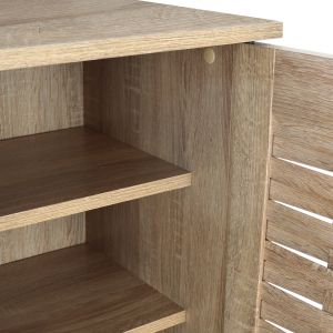 Shoe cabinet Wooden 4 Doors Hm2210,02 Sonama 77x34x123 Hm2210,02