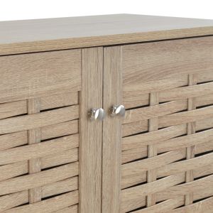 Shoe cabinet Wooden 4 Doors Hm2210,02 Sonama 77x34x123 Hm2210,02