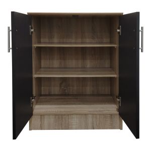 Шкаф за обувки за 6 чифта Souken в цвят Sonoma-тъмносив 60x40x80см