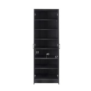 Shoe cabinet with 6 shelves 60x43x180.5