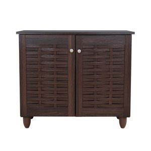 Shoe cabinet wenge color 76.8x33.6x67.5 Hm2208.01