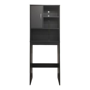 Tazien washing machine cabinet in anthracite color 60x24x168.5 cm