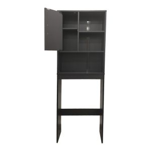 Tazien washing machine cabinet in anthracite color 60x24x168.5 cm