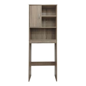 Tazien washing machine cabinet in Sonoma color 60x24x168.5 cm