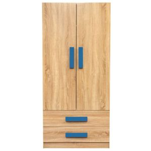 Шкаф с 2 врати Playroom Sonama-син Hm335+hm336,01 80x50x180cm