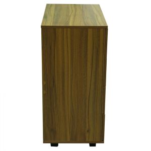 Cabinet with 4 drawers, walnut, melamine, 80x40x83h Hm8996,02