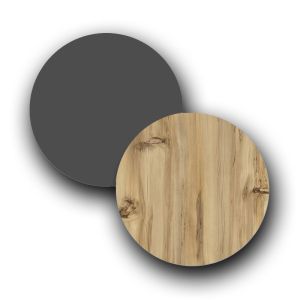 Augusta sideboard, oak/anthracite color, 160x40x78.5cm
