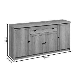 Cabinet-sideboard Libby 160x39.5x83cm