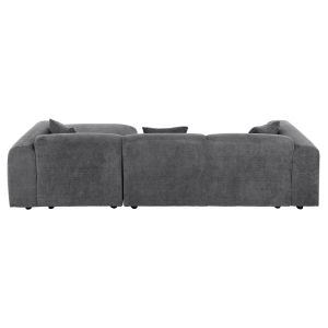 Corner (right) sofa Bricken fabric anthracite 110-282x98-160x72hcm Hm3275,04r