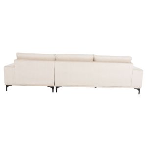 Corner (right) sofa Noa Hm3278,01r ecru 288x90-157x67-80hcm