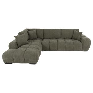 Corner (left) sofa Coven Hm3266,04l green fabric 298x102-208x85hcm