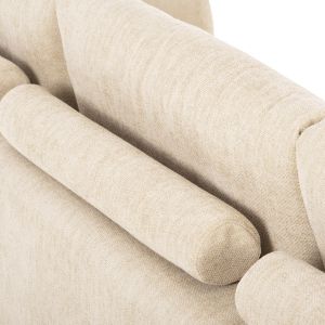 Corner (left) sofa Coven fabric ecru 298x102-208x85hcm Hm3266,01l