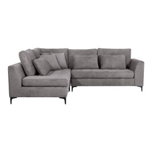 Corner sofa Albert dark gray color 280x220x96cm