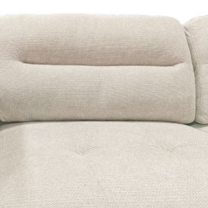 Corner sofa left Camile beige fabric 270x174x95cm