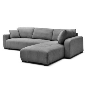 Ъглов обръщащ се ъгъл диван Medel Hm3288.01 сив Pe плат 296x208x80всм.