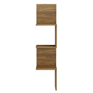 Corner shelf, wall bookcase Illusion melamine 25x25x105,4hcm Hm8935,11