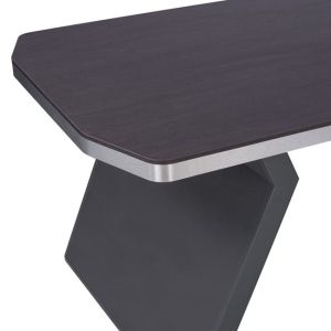 Corner office desk - right corner Rosewood 220x180x76cm Hm2084r