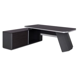 Corner office desk - left corner Rosewood 220x180x76cm Hm2083l