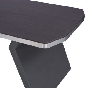 Corner office desk - left corner Rosewood 220x180x76cm Hm2084l