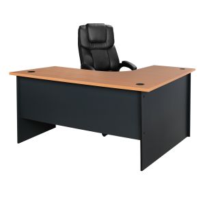Corner office desk oak 150x150x75cm Hm2019,01