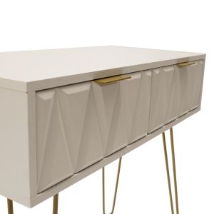 Isla console in white/gold color 80x39x74cm