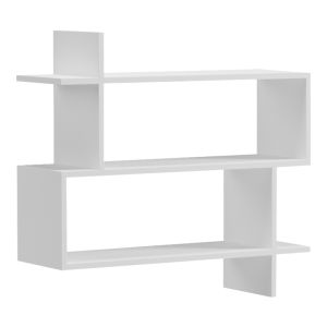 Parallel стенен рафт бял 70x22x65.5см