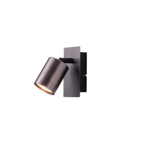 Aluminum Spot Lamp 1XGU10 Max 7W 120X120MM Gray Arte Illumina Luxy