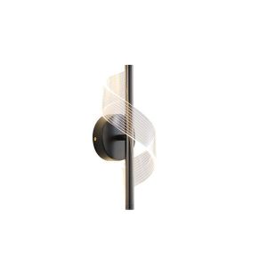 Wall lamp Led 8W 720LM 3000K 300X130MM black Arte Illumina Silk