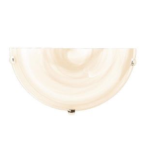 Glass wall lamp 1XΕ27 Max 15W Ø300MM transparent-bronze Arte Illumina Eris