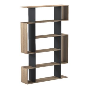 Библиотека Mito sonoma-antracit 108.5x25x161см
