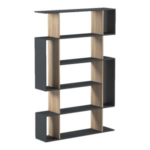Библиотека Mito антрацит-сонома 108.5x25x161см