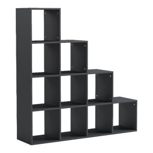 Библиотека Scala антрацит 129.5x29x129.5 см