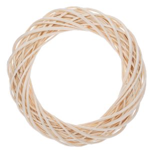 Natural willow wreath D45X8 cm