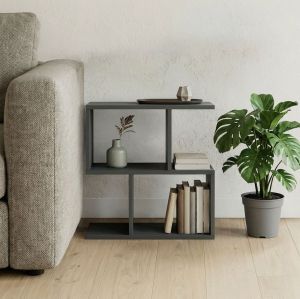 Wesmol Помощна маса-етажерка антрацит 50x20x50см