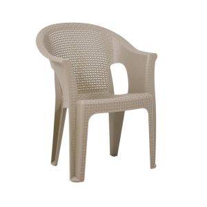 Garden chair Melina beige color 62X43X86CM