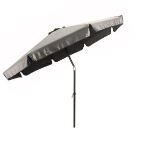 Garden umbrella 2005 3 meters with 8 blades gray cloth Pfc