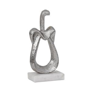Decorative figurine Capsicum nickel color 8X4X16CM