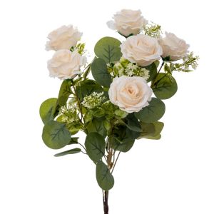 Decorative white roses