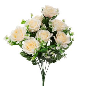 Decorative cream roses