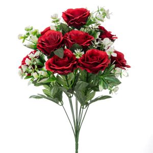 Decorative red roses