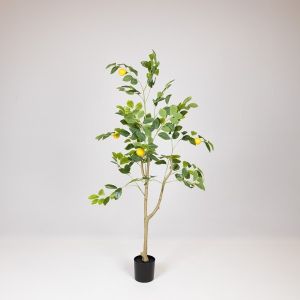 Artificial lemon tree with plastic pot fabric-plastic-iron 120 cm