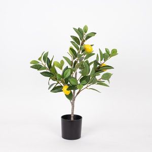 Artificial lemon tree with plastic pot fabric-plastic-iron 60 cm